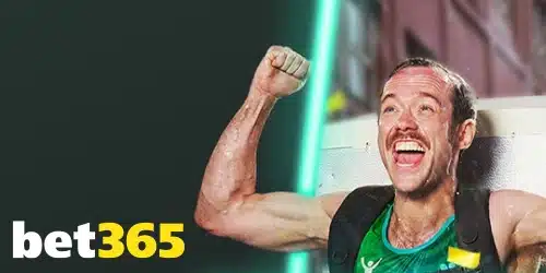 bet365 sportsbook desktop banner showing an athlete